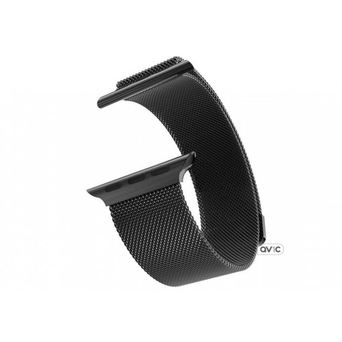 Ремешок Apple Watch 38mm Milanese Loop Band (Black)