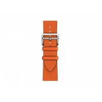 Ремешок Apple Watch Hermes 40mm Feu Epsom Leather Single Tour (MTQ72)