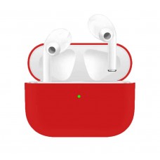 Чехол для Airpods Pro Ultrathin Silicon case Red