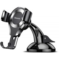 Автодержатель Baseus Osculum Type Gravity Car Mount Black/Silver Автодержатель Baseus Osculum Type Gravity Car Mount Black/Silver