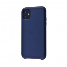 Чехол для Apple iPhone 11 Pro Leather Case Midnight Blue Copy
