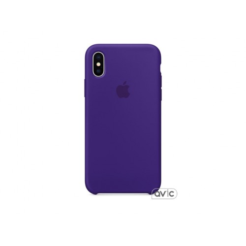 Чехол для Apple iPhone X Silicone Case Ultra Violet Copy