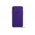 Чехол для Apple iPhone X Silicone Case Ultra Violet Copy
