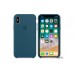 Чехол для Apple iPhone X Silicone Case Cosmos Blue (MR6G2)