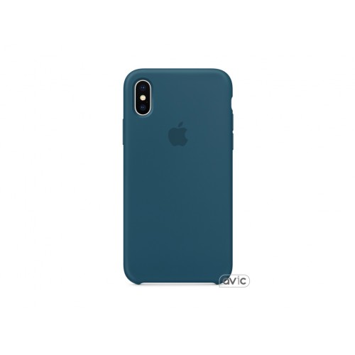 Чехол для Apple iPhone X Silicone Case Cosmos Blue (MR6G2)