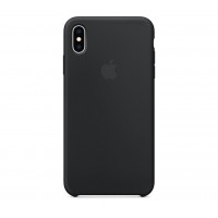 Чехол для Apple iPhone XS Max (черный силикон)