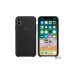 Чехол для Apple iPhone X Silicone Case Black Copy