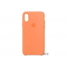Чехол для Apple iPhone XS Silicone Case Papaya Copy