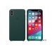 Чехол для Apple iPhone XS Max Leather Case Forest Green Copy