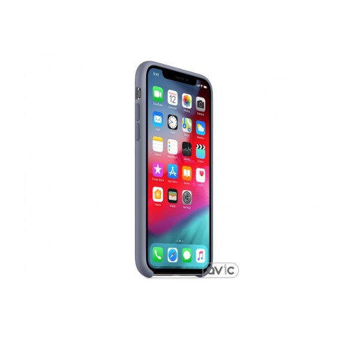 Чехол для Apple iPhone XS Silicone Case Lavender Gray (MTFC2)