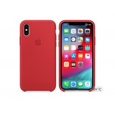 Чехол для Apple iPhone XS Silicone Case PRODUCT RED (MRWC2)