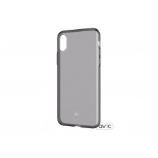 Чехол для iPhone X Baseus Simple Series Case (ARAPIPHX-B01) (Transparent Black)