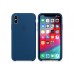 Чехол для Apple iPhone X Silicone Case Ocean Blue Copy