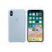 Чехол для Apple iPhone X Silicone Case Turquoise Copy