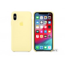 Чехол для Apple iPhone XS Silicone Case Mellow Yellow Copy
