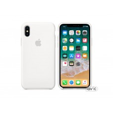 Чехол для Apple iPhone X Silicone Case Sea White Copy