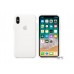Чехол для Apple iPhone X Silicone Case Sea White Copy