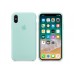 Чехол для Apple iPhone X Silicone Case Marine Green Copy