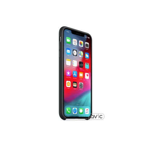 Чехол для Apple iPhone XS Max Silicone Case Black (MRWE2)