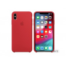 Чехол для Apple iPhone XS Max Silicone Case PRODUCT RED (MRWH2)