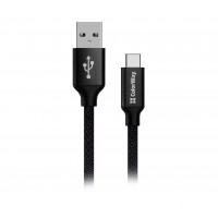 Кабель ColorWay USB-USB Type-C, 1м Black (CW-CBUC003-BK) Кабель ColorWay USB-USB Type-C, 1м Black (CW-CBUC003-BK)