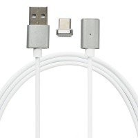 Кабель Mocolo SJX025 magnetic cable For Micro 1M Silver Кабель Mocolo SJX025 magnetic cable For Micro 1M Silver