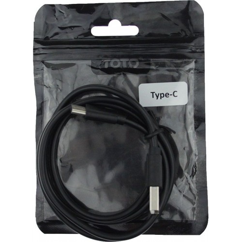 Кабель TOTO TKZ-63 USB cable Type-C 1m Black