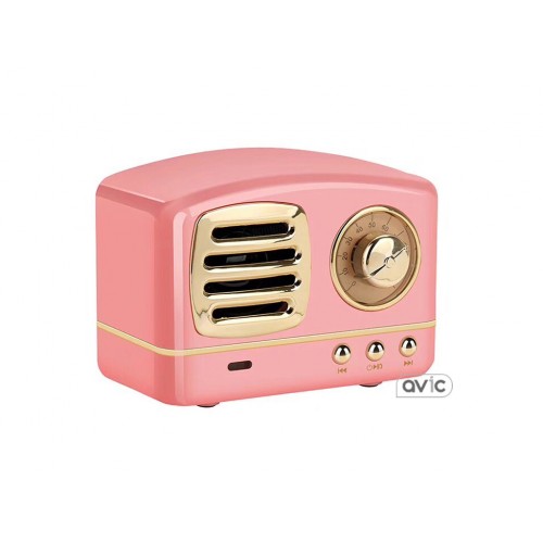 Колонка Funten HB-HM11 Enhanced Bass Retro Wireless (Pink)