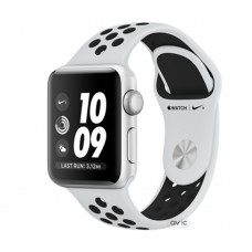 Apple Nike+ Watch Series 3 42mm GPS Silver Aluminum Case with Pure Platinum/Black Nike Sport Band (MQL32)