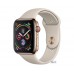 Apple Watch Series 4 GPS + LTE 40mm Gold Steel w. Stone Sport B. (MTUR2, MTVN2)