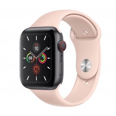 Apple Watch Series 5 (GPS+CELLULAR) 44mm Space Gray Aluminum Case with Sport Band Pink Sand