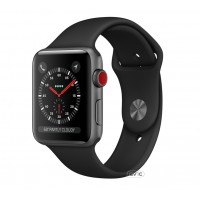 Apple Watch Edition Series 3 GPS + Cellular 38mm Gray Ceramic w. Gray/Black Sport B. (MQK02)