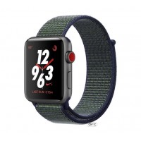 Apple Watch Series 3 Nike+ GPS + Cellular 38mm Space Gray Aluminum w. Midnight Fog Nike Sport (MQMD2)