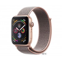 Apple Watch Series 4 (GPS + Cellular) 44mm Gold Aluminum Case with Pink Sand Sport Loop (MTVX2)
