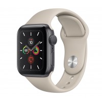 Apple Watch Series 5 (GPS) 40mm Space Gray Aluminum Case with Sport Band Stone