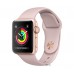 Apple Watch Series 3 (GPS) 42mm Gold Aluminum w. Pink Sand Sport B. - Gold (MQL22)