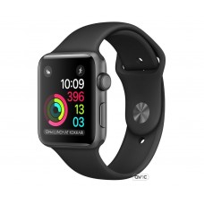 Apple Watch Series 2 38mm Space Gray Aluminum Case with Black Sport Band (MP0D2)