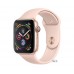 Apple Watch Series 4 (GPS + Cellular) 40mm Gold Aluminum Case with Pink Sand Sport Band (MTUJ2/MTVG2)