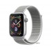 Apple Watch Series 4 (GPS + Cellular) 40mm Silver Aluminum Case with Seashell Sport Loop (MTUF2)