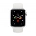 Apple Watch Series 5 LTE 44mm Silver Aluminum w. White b.- Silver Aluminum (MWVY2)