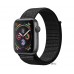 Apple Watch Series 4 (GPS + Cellular) 40mm Space Gray Aluminum Case with Black Sport Loop (MTUH2)