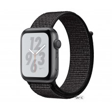 Apple Watch Nike+ Series 4 (GPS+Cellular) 40mm Space Gray Aluminum Case with Black Nike Sport Loop (MTXH2)