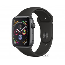Apple Watch Series 4 GPS + LTE 40mm Space Gray Aluminum Case with Black Sport Band (MTUG2, MTVD2)