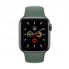 Apple Watch Series 5 (GPS+CELLULAR) 44mm Space Gray Aluminum Case with Sport Band Pine Green