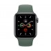 Apple Watch Series 5 (GPS) 40mm Space Gray Aluminum Case with Sport Band Pine Green