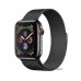Apple Watch Series 4 GPS + Cellular, 40mm Space Black Stainless Steel Case with Space Black Milanese Loop (MTVM2)