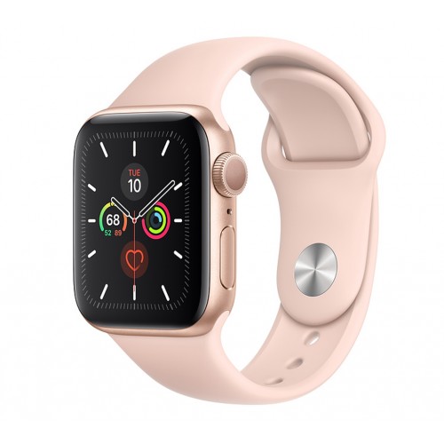 Apple Watch Series 5 GPS 44mm Gold Aluminum w. Pink Sand b.- Gold Aluminum (MWVE2)