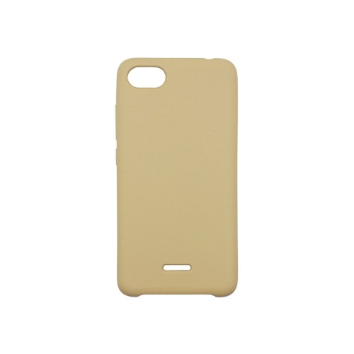 Чехол для Xiaomi Redmi 6A Gold Silicone Case