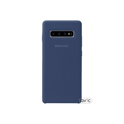Чехол для Samsung Galaxy S10 Plus Silicone Midnight Blue copy