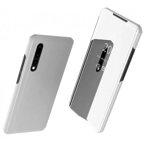 Чехол-книжка для Xiaomi Redmi Note 8 Silver